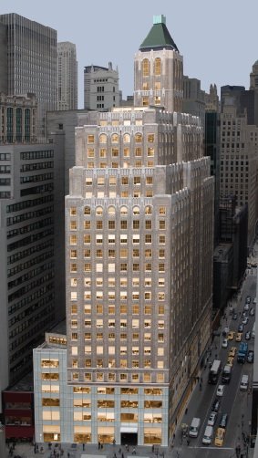 Office tower also known as Fashion Gallery at 1412 Broadway in the heart of the Garment District.