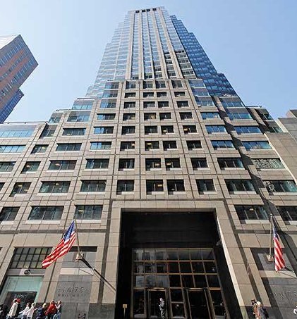 1675 Broadway, Art Deco Class A office tower located near Times Square, New York City.