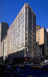 1841 Broadway, vintage office and retail building near Columbus Circle, Midtown Manhattan.
