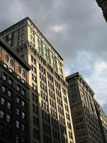 The American Woolen Building at 225 Park Avenue South, office building with a private sky garden.