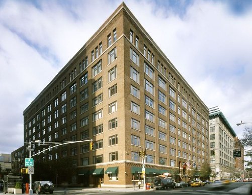 The historic Carpenters Union Building at 395 Hudson Street in Greenwich Village, NYC.