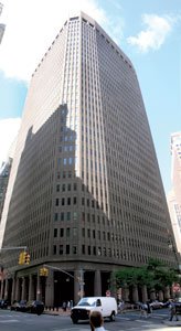 A 30-story office tower equipped with a two-floor conference center at 85 Broad Street, NYC.