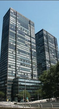 866 United Nations Plaza, a mixed-use building located along the East River within the UN campus.