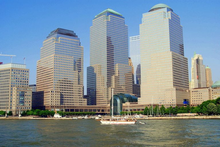 Brookfield Place, a five-building NYC office complex located close to the World Trade Center.