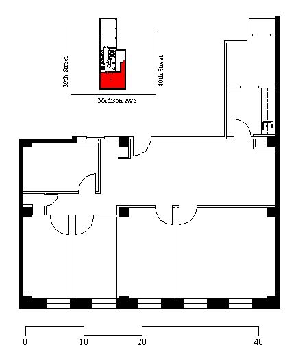 307 West 38th Street Office Space - Floorplan