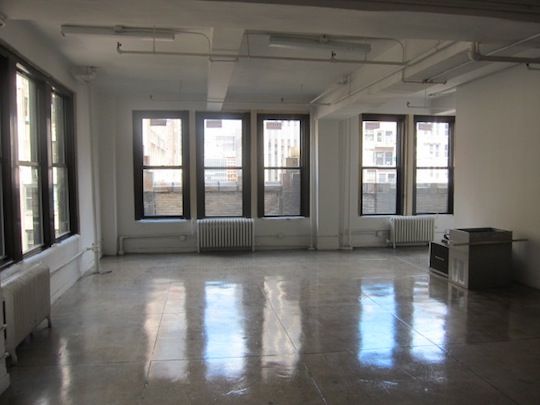Commercial Loft Space with Wall of Windows Available for Lease at 214 West 29 Street, Chelsea.