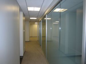 120 Broadway Office Space - Glass Partitions