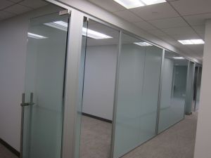 120 Broadway Office Space - Glass Office