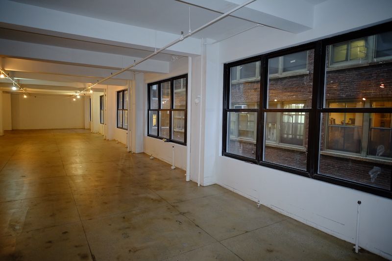 Industrial-style Commercial Loft for Lease at 231 West 29th Street in Midtown South, NYC.