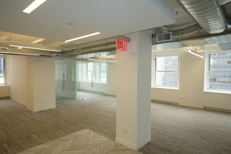 Prebuilt Loft Style Office for Lease at 550 Fifth Avenue, in a Class A Landmark Building.