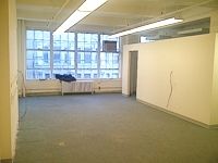 1,383 SF Bright Office Loft Rental at 419 Park Ave South, Near Lexington Avenue Line Subway.