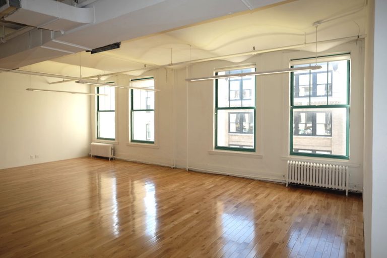 Bright Open-Plan Office Space for Lease on the 1st Floor of 20 West 21st Street, Midtown South.