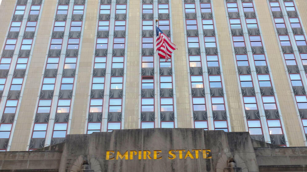 Fifth Avenue entrance of The Empire State Building