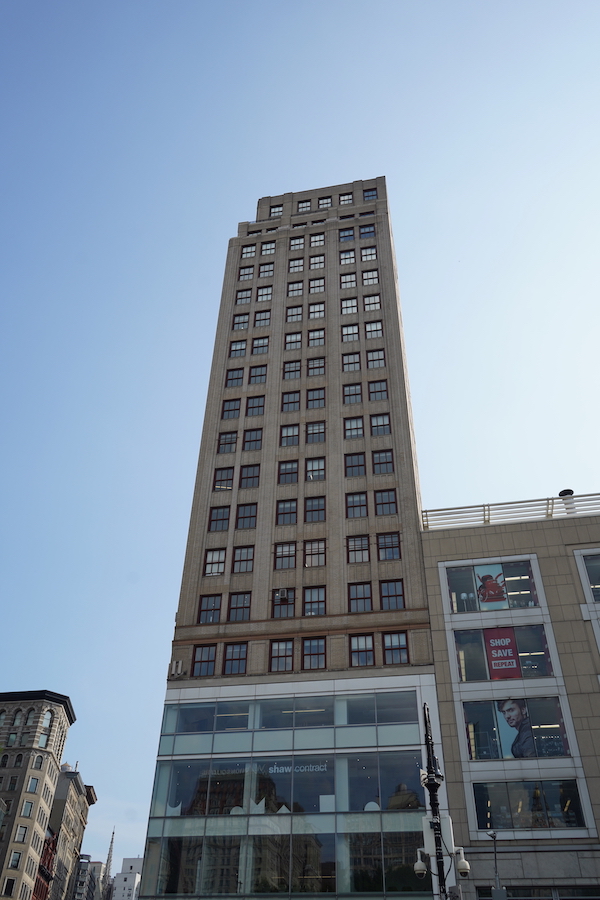 Union Building at 853 Broadway, situated right next to Union Square, Class B office space.