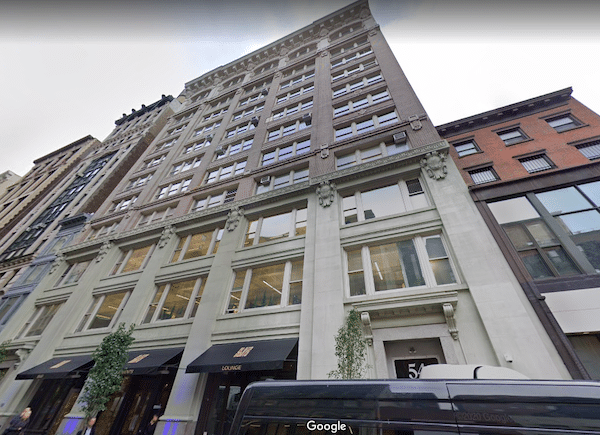 54 West 21st Street, Class B office building in the heart of the Chelsea district, Midtown South.