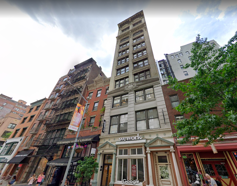 Greenwich Village commercial office space rentals at 88 University Place, New York City