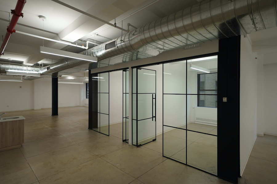 4558 SF Office Space for Lease at 370 Lexington Avenue, NYC, Modern Space with Glass Offices.