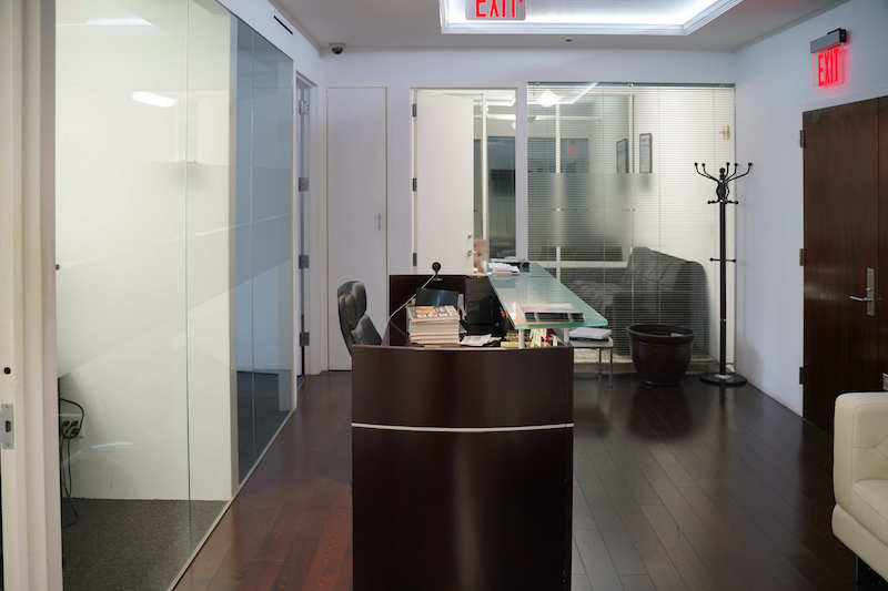 70 West 36th Street Office Space - Modern Reception