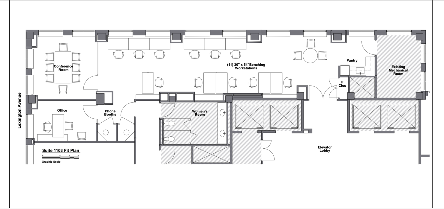 370 Lexington Avenue Office Space - Floorplan