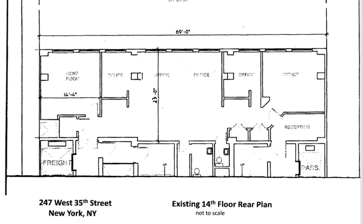 247 West 35th Street Office Space - Floorplan