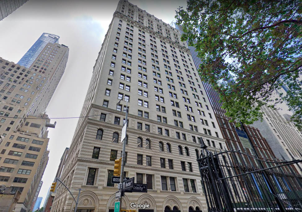 101 Greenwich Street, a mid-rise office tower providing commercial space in Downtown Manhattan.