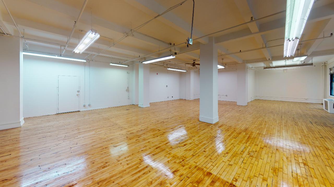 121 West 27th Street Office Space - Hardwood Floors and White Walls