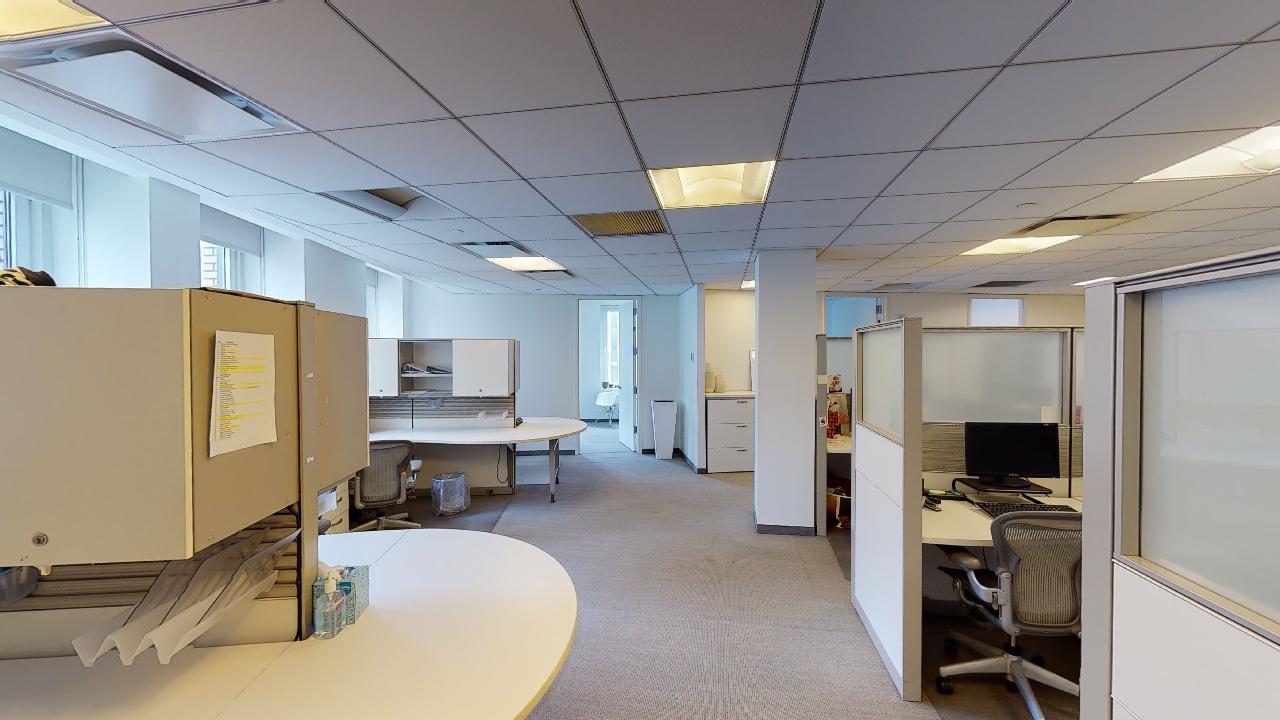 1441 Broadway Office Space - Bullpen with Cubicles