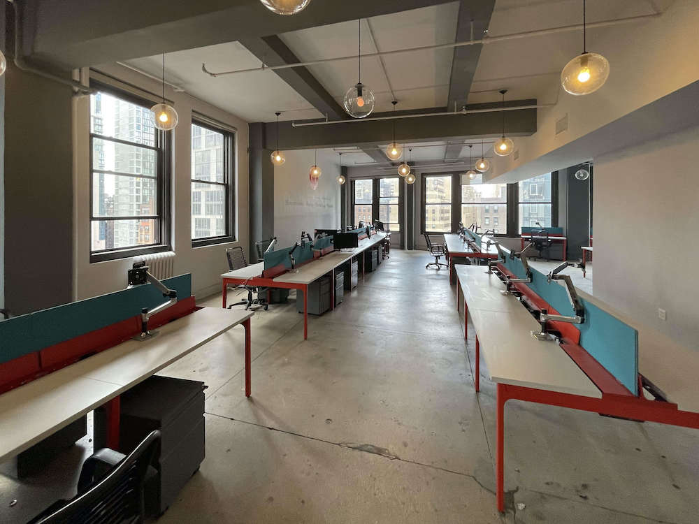 Bright Corner Loft Office Space for Lease at 1139 Broadway, in the heart of NoMad, Manhattan.