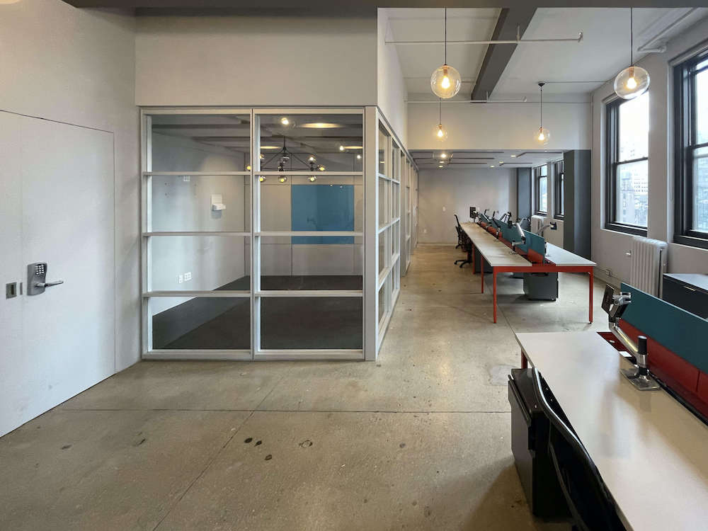 1139 Broadway Office Space - Glass Office