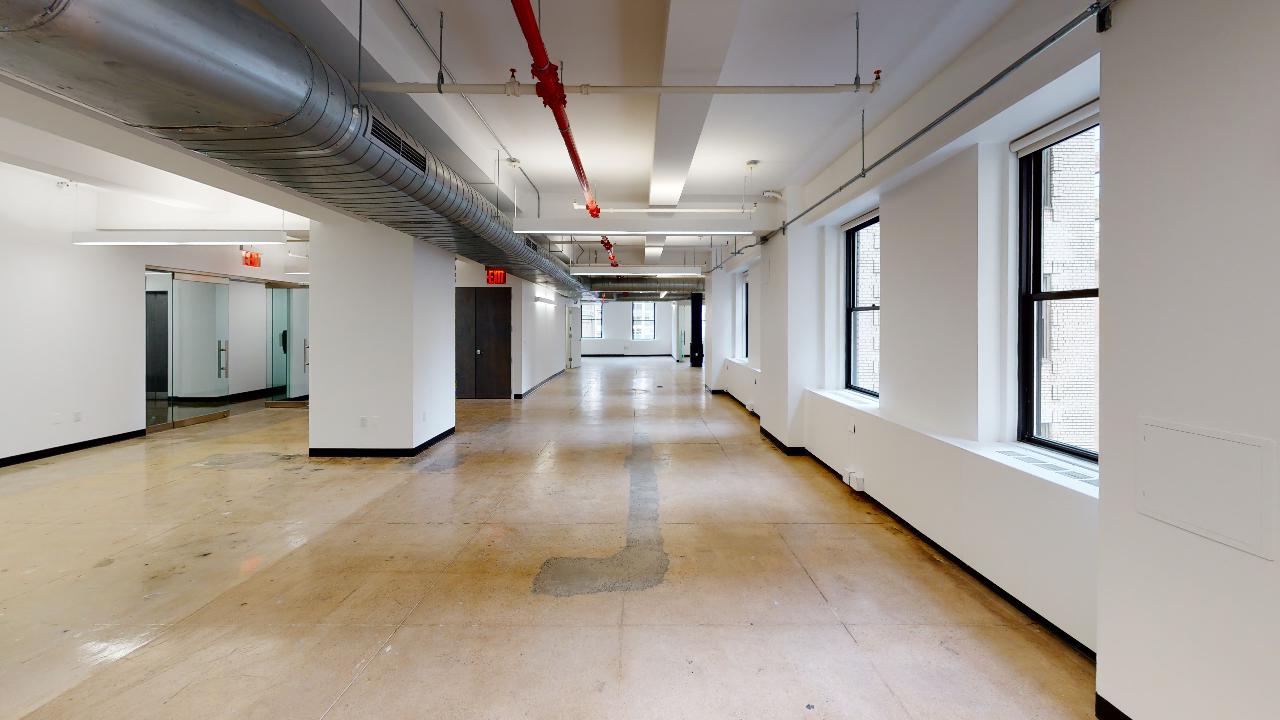 Above standard 6,200 SF office space available at 80 Broad Street, NYC, in a Class A skyscraper.