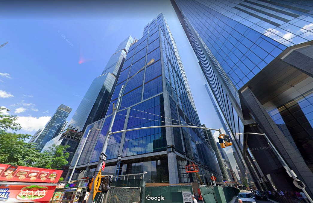 50 Hudson Yards, one of the priciest and most luxurious new office buildings in New York City.