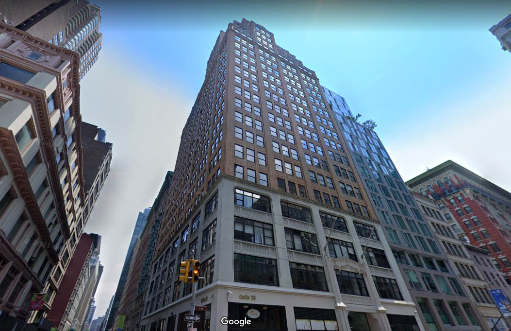 245 Fifth Avenue, a landmark NYC office tower with Madison Square Park in close proximity.