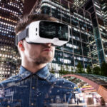 Man Exploring Virtual Real Estate