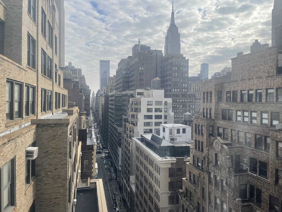 265 West 37th Street Office Space - Window View