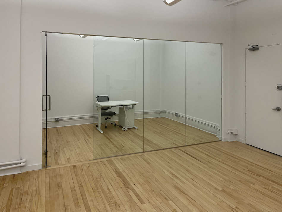 584 Broadway Office Space - Glass Office