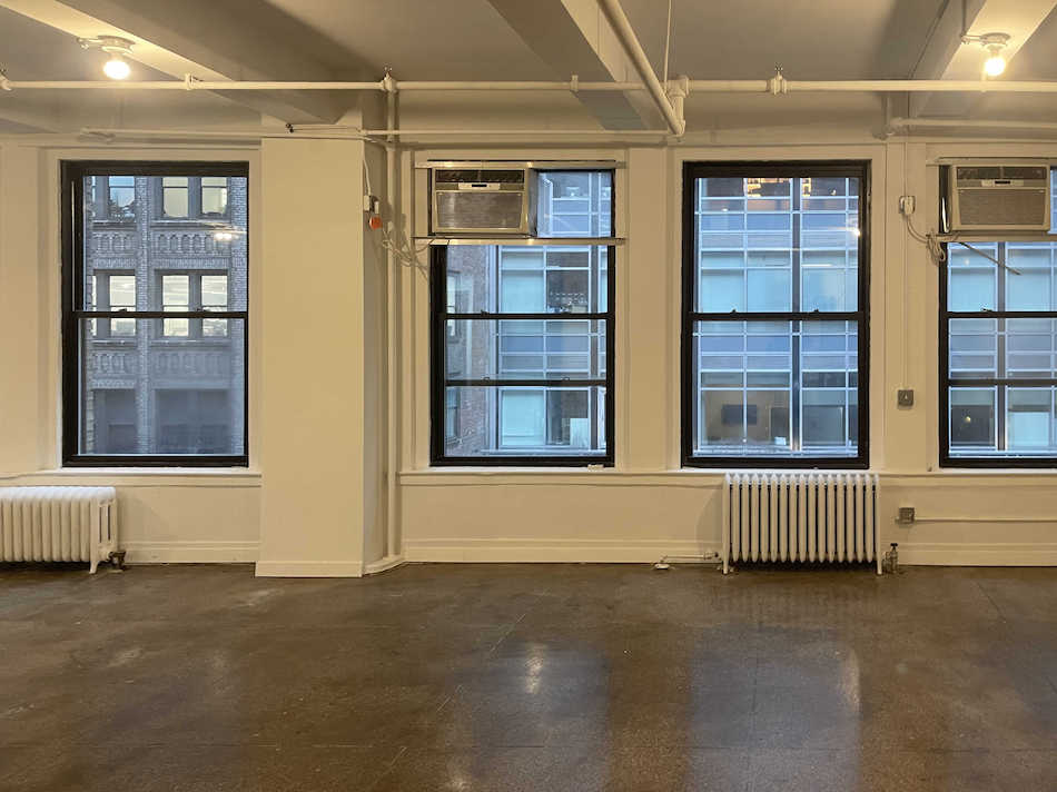 213 West 35th Street Office Space - Large Windows