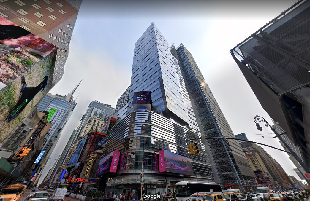 11 Times Square, Class A office space in Midtown Manhattan, New York City.
