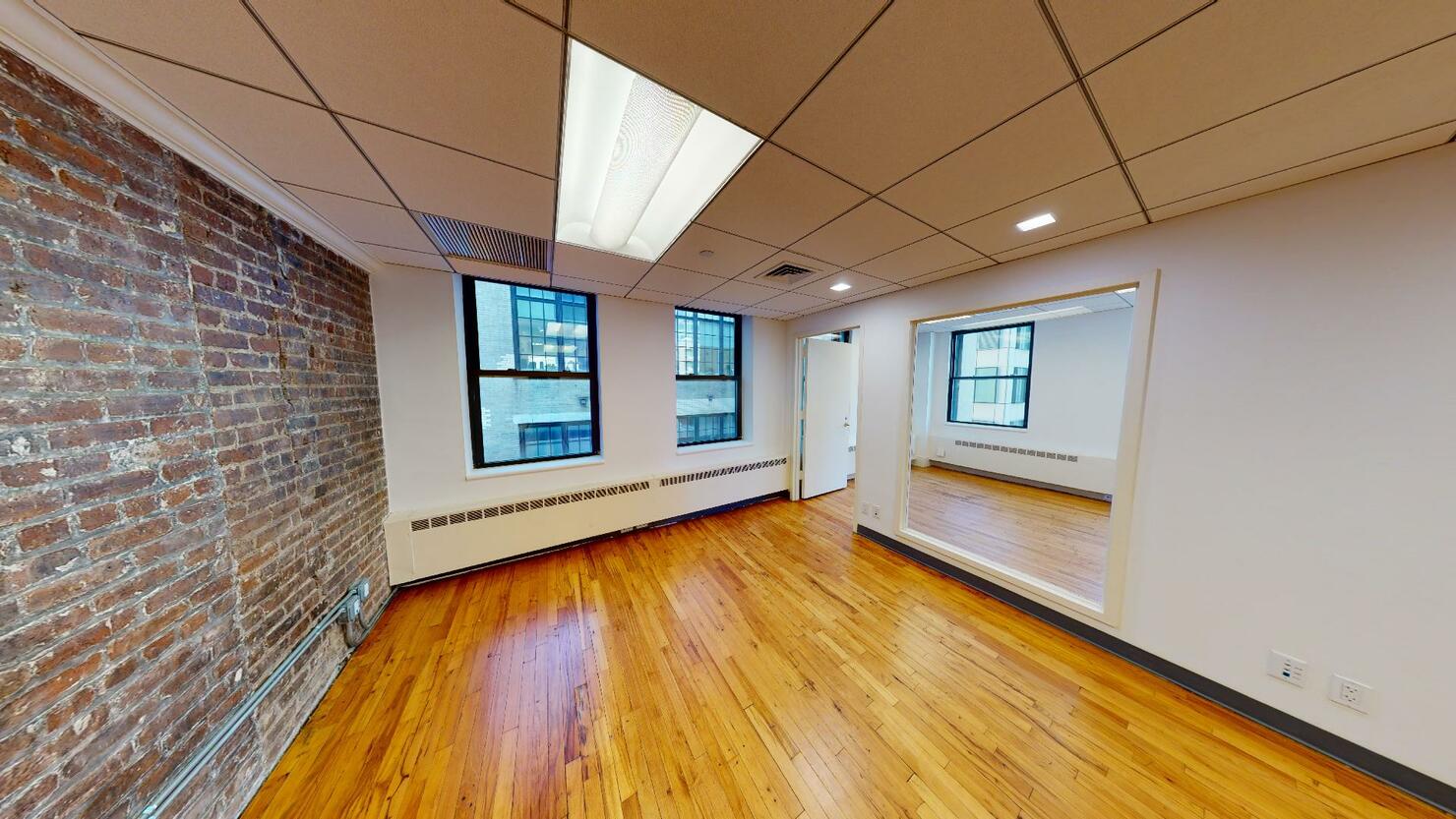 483 Tenth Avenue Office Space - Office Room with Brick Walls