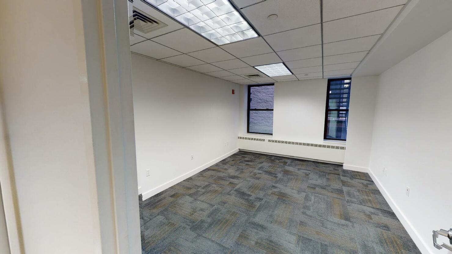 483 Tenth Avenue Office Space, Suite #510 - Floor Carpet and White Walls