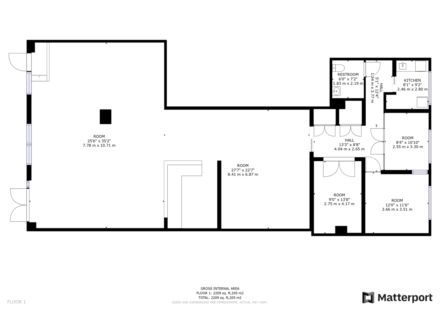 540 West 28th Street Office Space - Floorplan