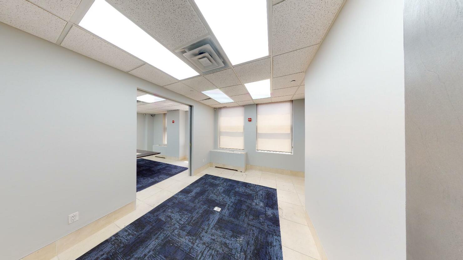 255 West 36th Street Office Space - Office Room with a Sliding Door