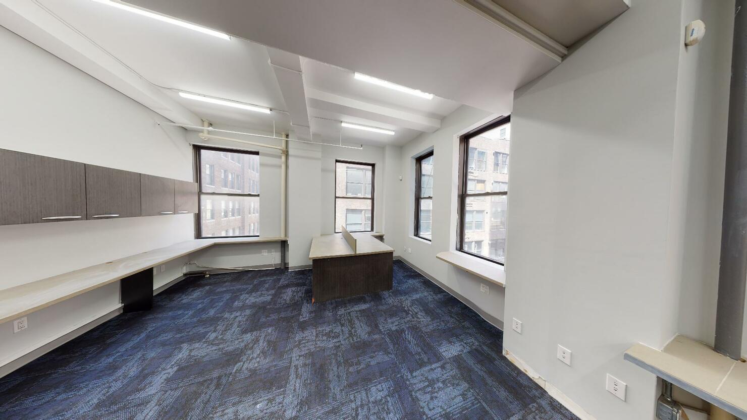 255 West 36th Street Office Space - Large Corner Windows