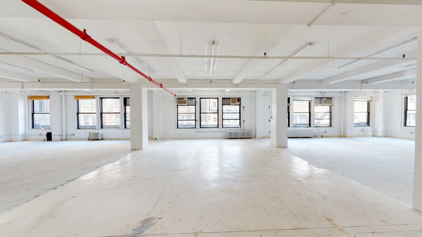 255 West 36th Street Office Space, 11th Floor - Concrete Floors