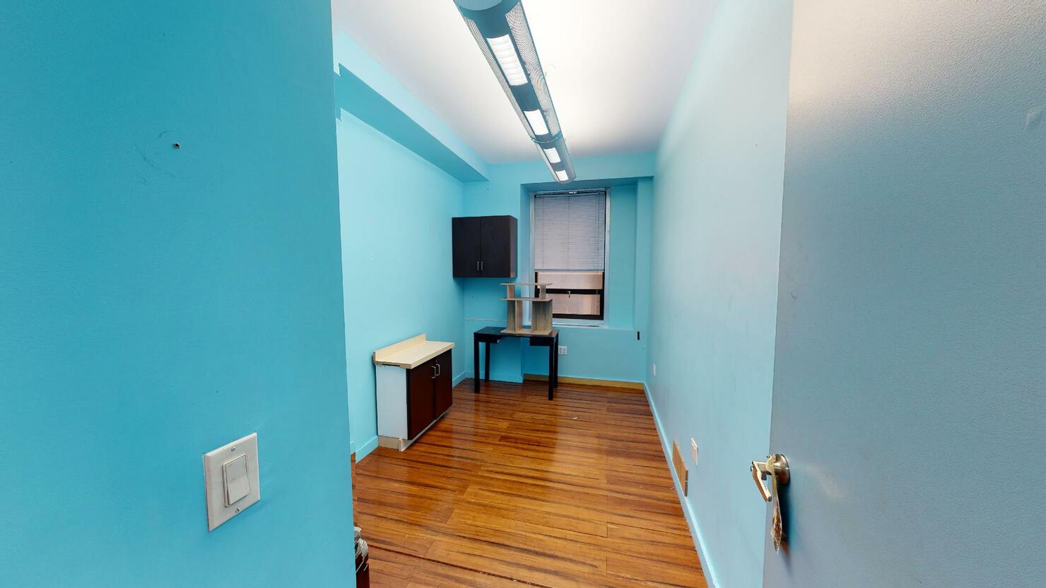 369 Lexington Avenue Office Space, #8B - Office Room with Blue Walls