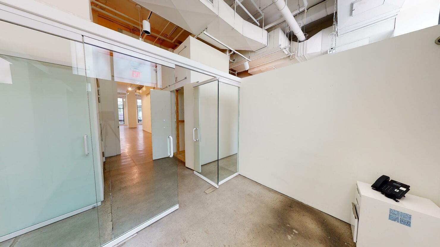 540 West 28th Street Office Space - Glass Doors