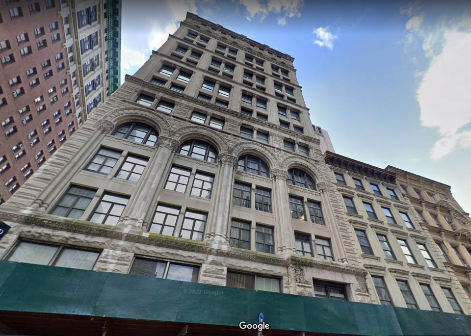 305 Broadway, also known as the Mutual Reserve Building, a Class B office building in Tribeca.