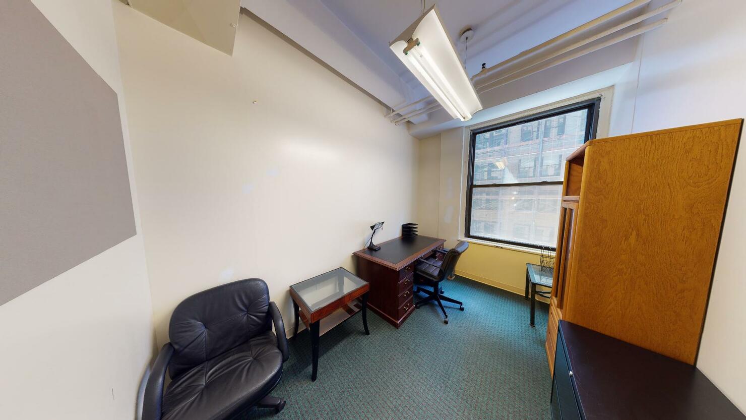 247 West 35th Street Office Space - small private office room with large window