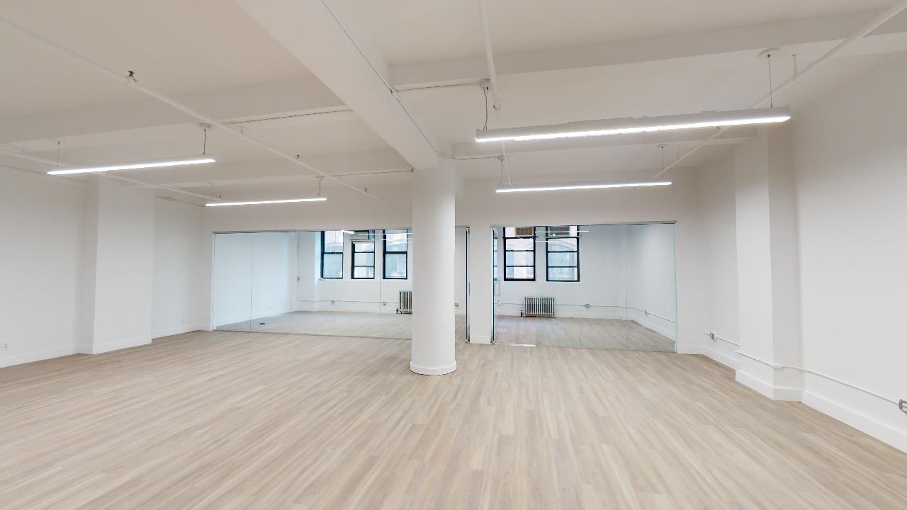 View of 2 glass offices at 153 West 27 Street, Suite 304