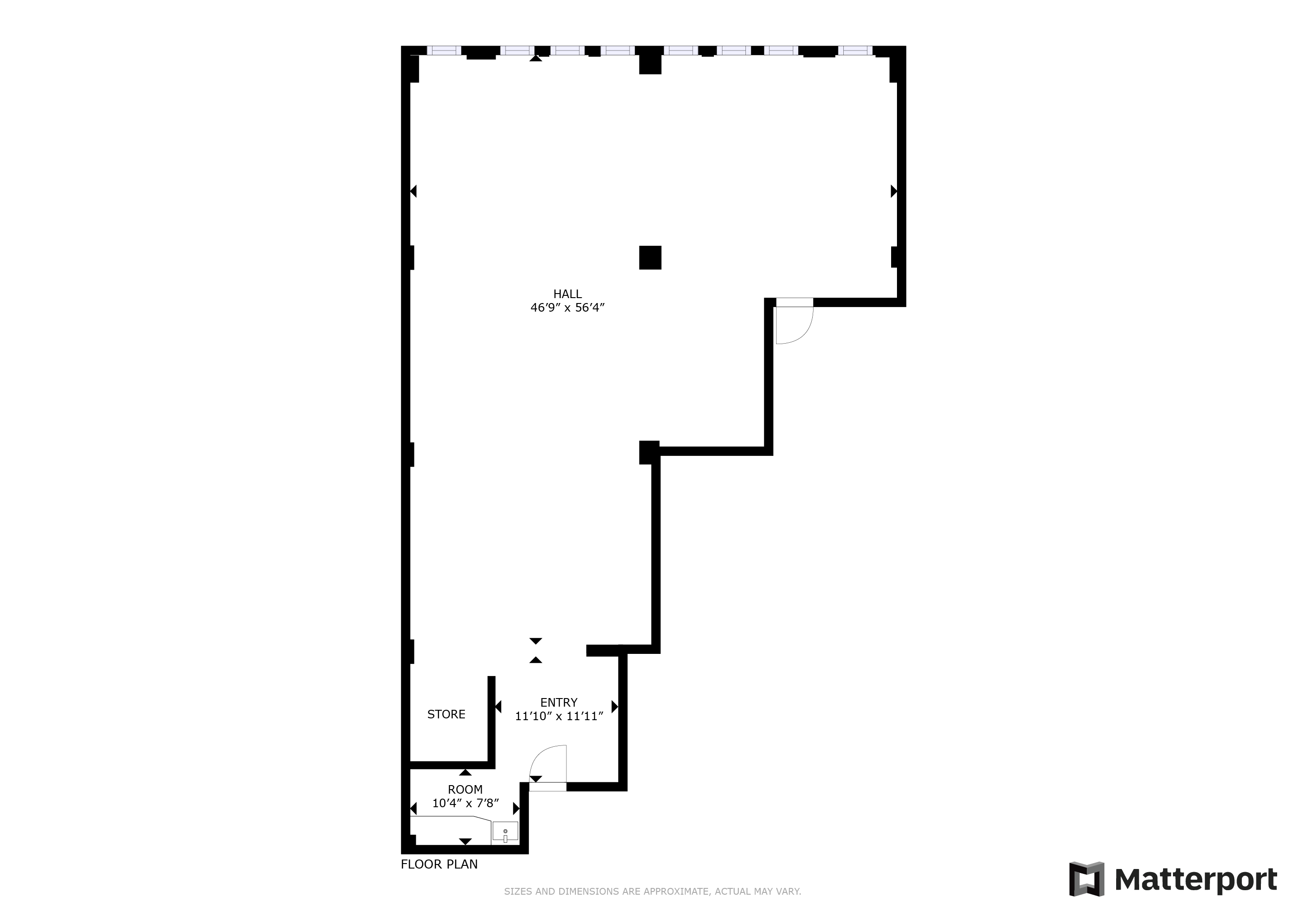 195 Chrystie Street, #400A-Floorplan of sublet space