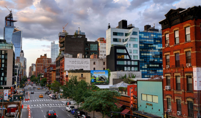 10th Avenue in Chelsea, illustrating NYC’s revival and contrasts in commercial real estate.